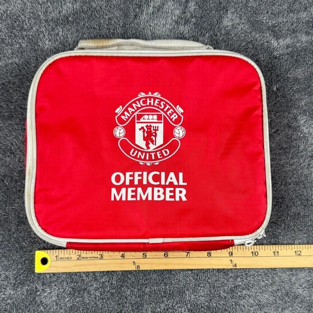 Manchester United Official Member Red Insulated Lunch Bag Fred the Red Mascot‎